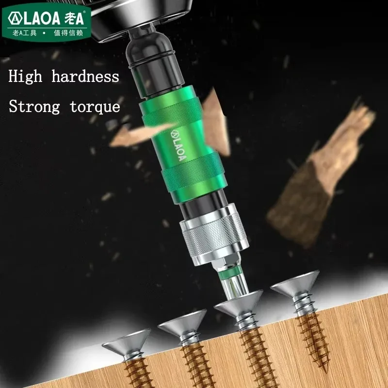 

LAOA 1/4 дюйма удлинитель головки для шестигранных бит, многофункциональный электрический удлинитель 6,35 мм, маятниковый хвостовой шатун, ручной инструмент