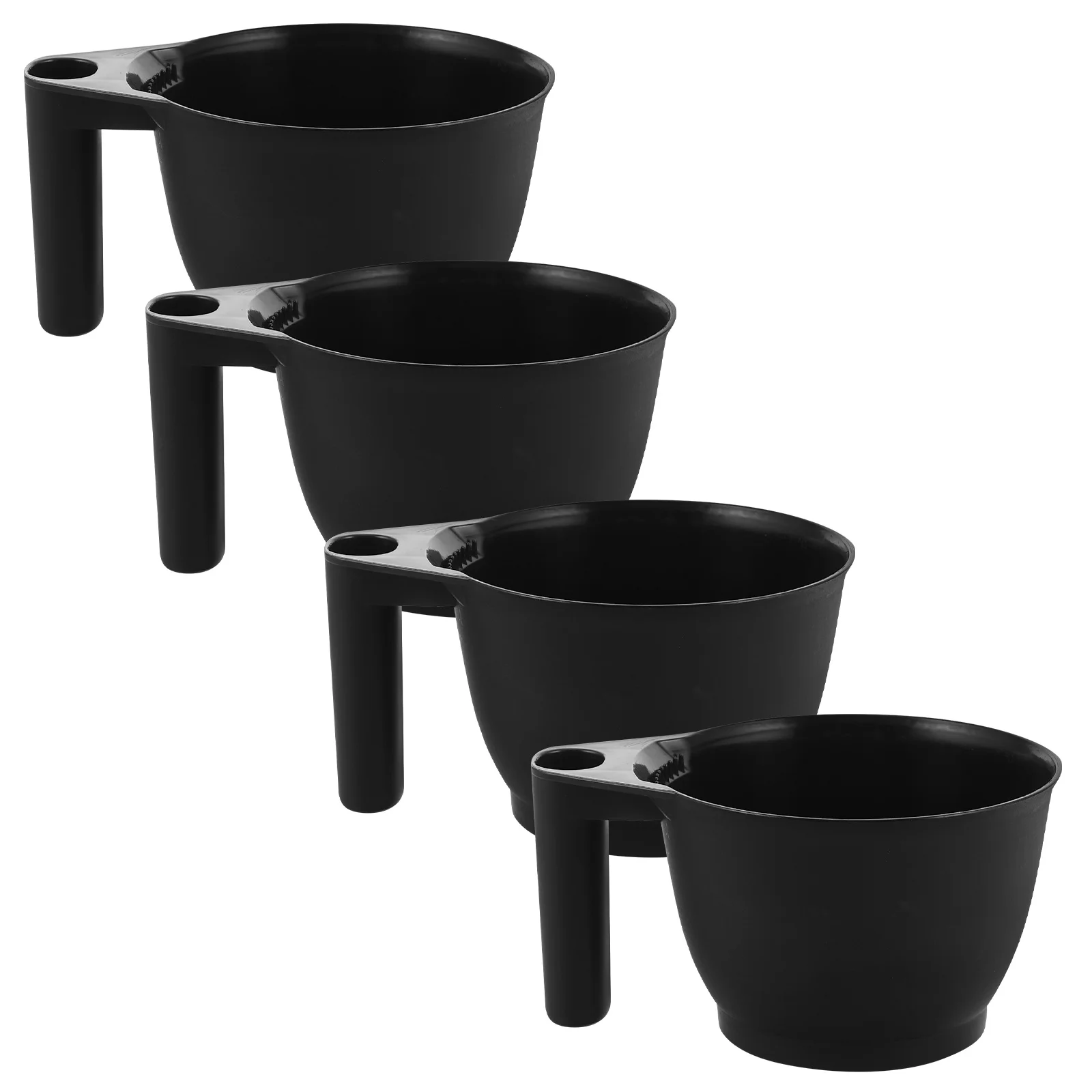 4 Pcs Blender Hair Dye Mixing Bowl Dying Tools Color Black Bowls Coloring Mixer - Image 3