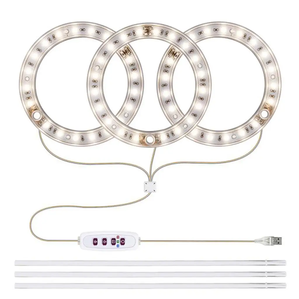 led植物育成ライト、ガーデン用、花栽培用、dc5v対応