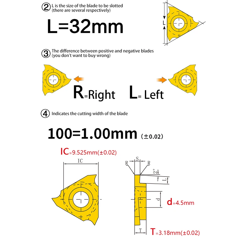 KaKarot TGF32L 055/075/100/120/150/155/160/165/200/210/250/275/280/300 AP15TF CNC Lathe Tool Shallow Grooving Carbide Insert10pc