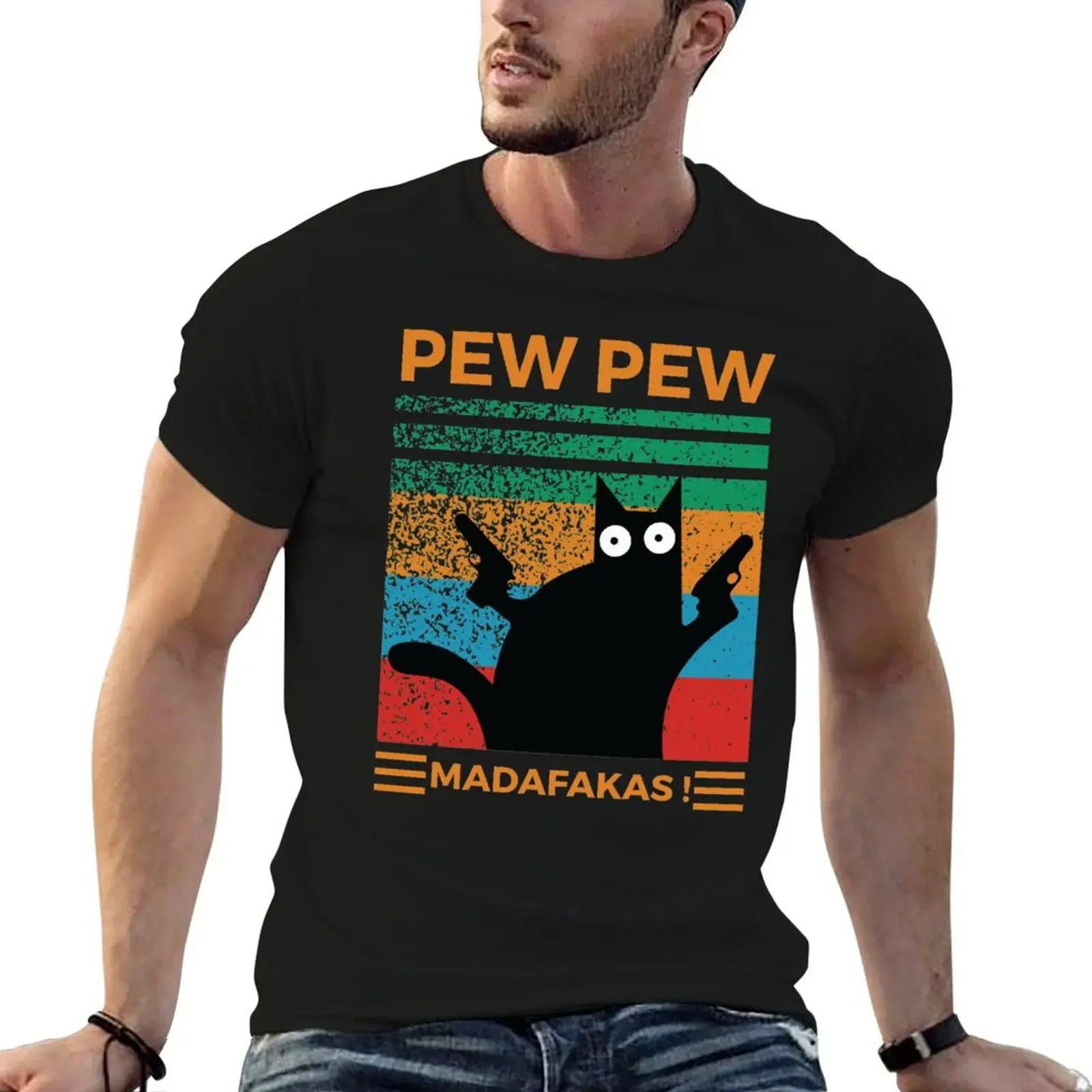 

Pew Pew Shirt, Madafakas Sunset Vintage Lover Gift, Funny Summer Cool T-Shirt vintage anime tshirt black t-shirts for men