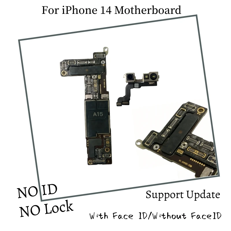 100% Tested For iPhone 14 14 Plus Logic Board E-SIM/SIM Version