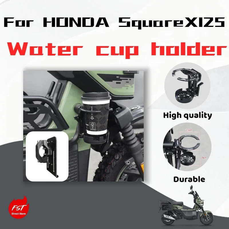 For Honda Square X125 water bottle holder modification - no-drill, sturdy water bottle holder accessories