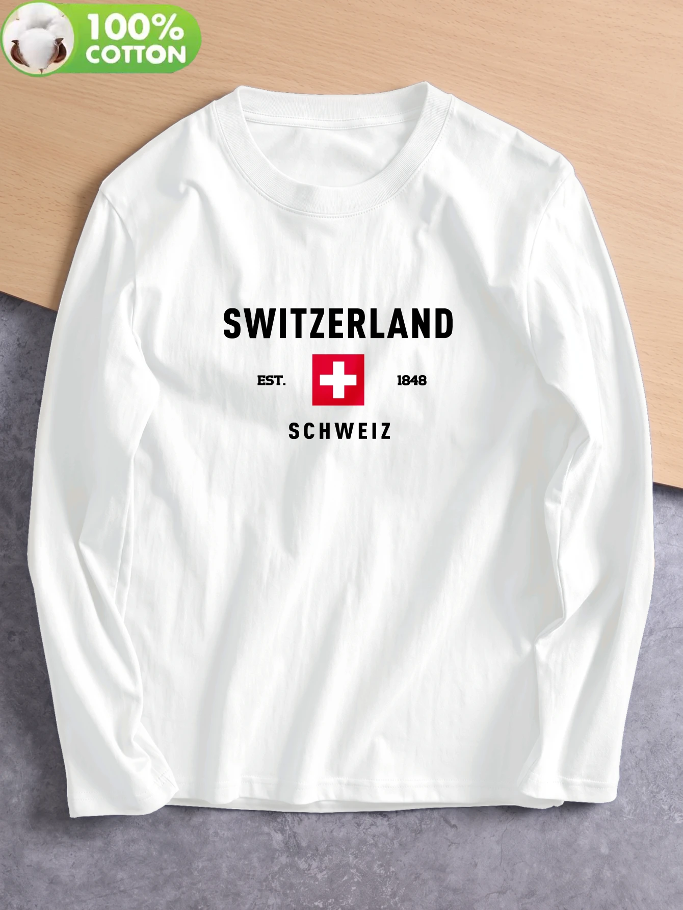 Mens Fashion Clothes - Herren-T-Shirt aus 100 % reiner Baumwolle,