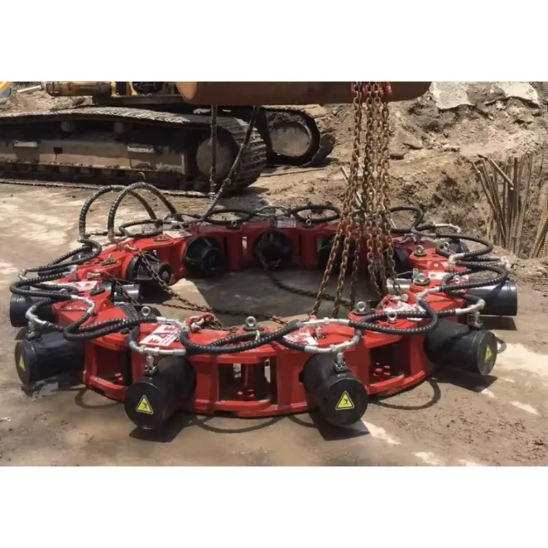 نموذج قاطع كومة هيدروليكية لآلة كسر كومة قطر أكوام الخرسانة المحفورة