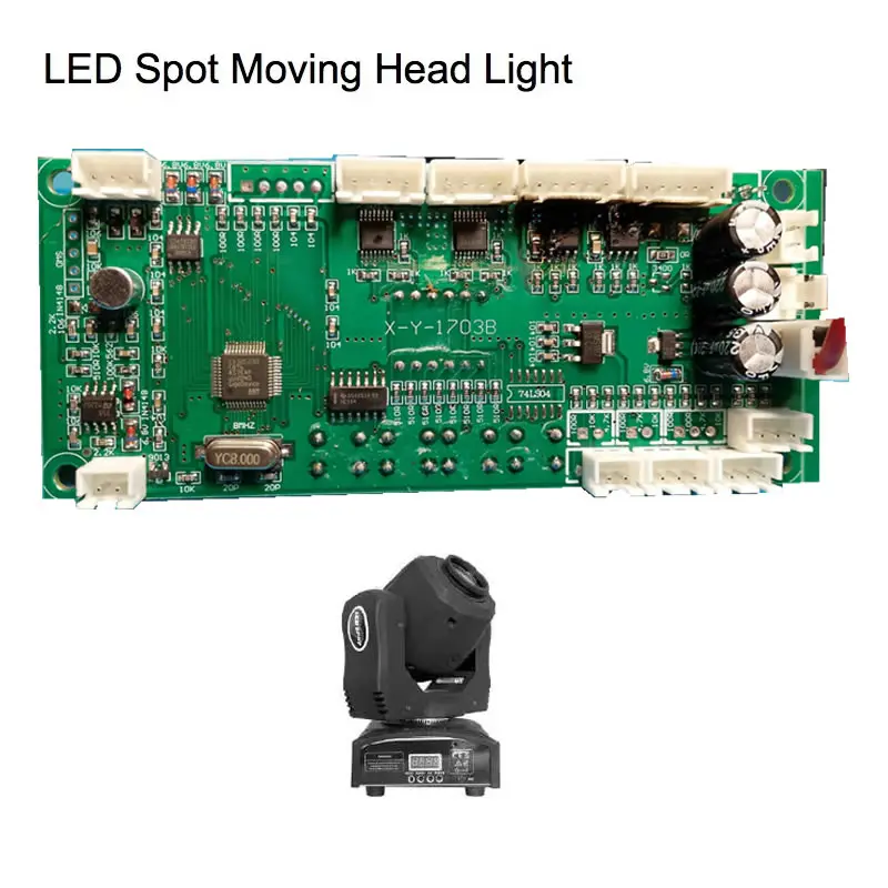 

60w led moving head spot light main board X-Y-1703B