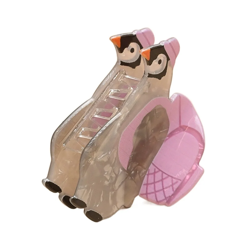 

Creative Animals Cute Rabbit Hair Grab Squirrel Exquisite Acrylic Shark Clip Sweet Penguin Headwear Streetwear