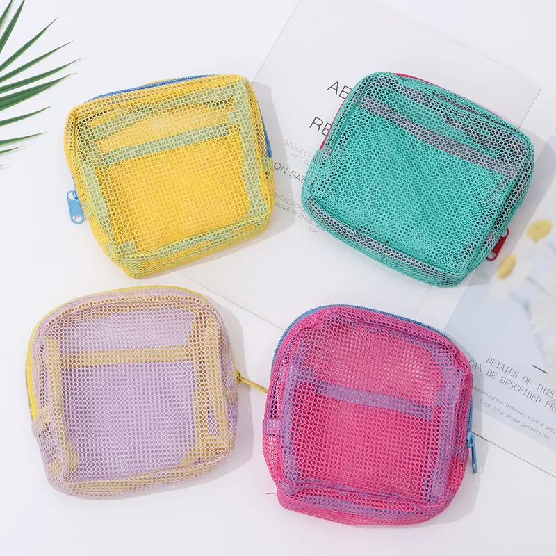 Sac à cosmétiques en maille