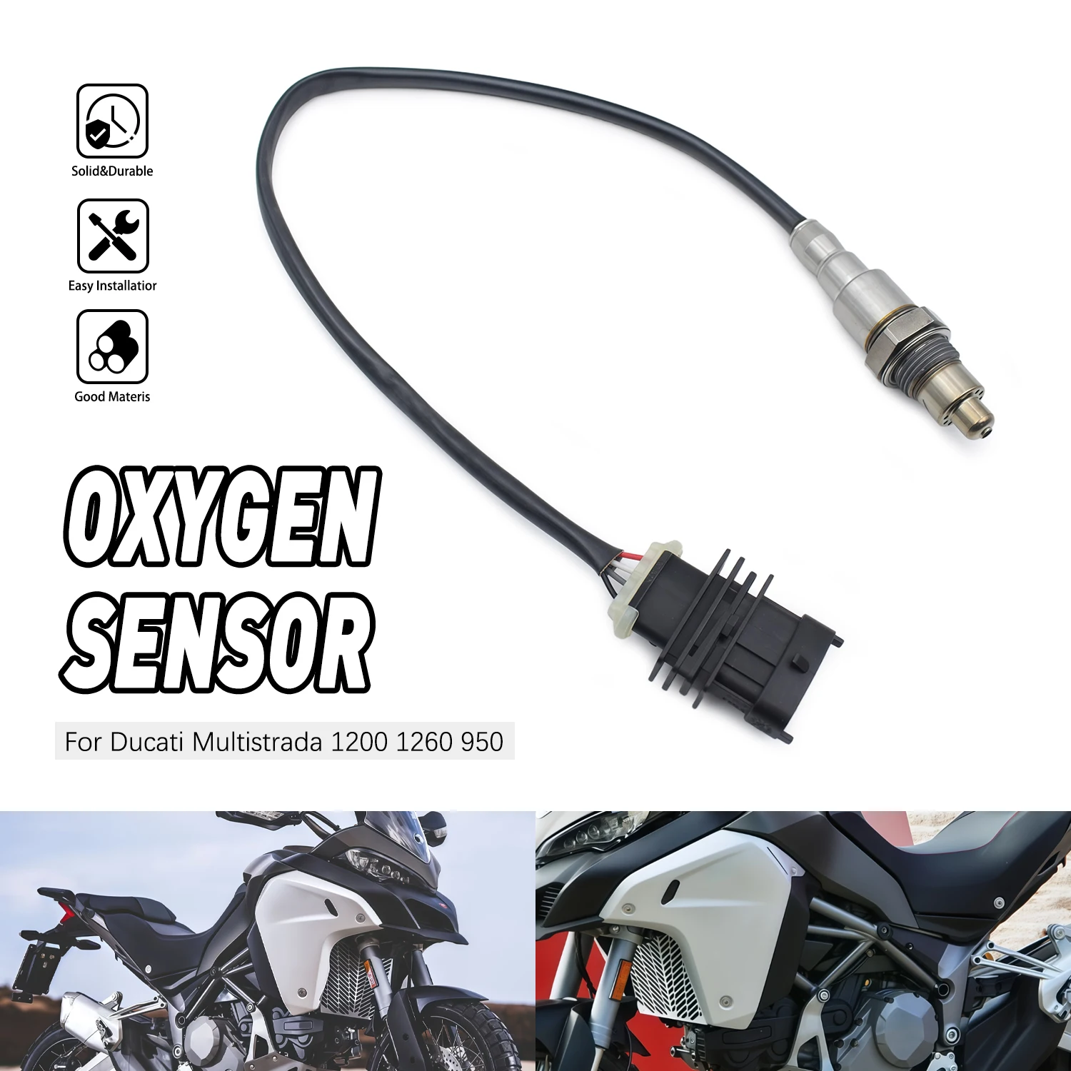 

Motorbike Accessories Parts Oxygen O2 Sensor For Ducati Multistrada 950 1200 S 15 17 XDIAVEL OXYGEN SENSOR 55214491B