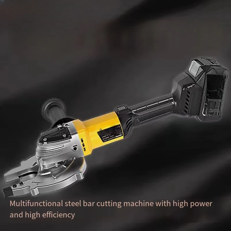 High-power cordless angle grinder with brushless motor and paddle switch