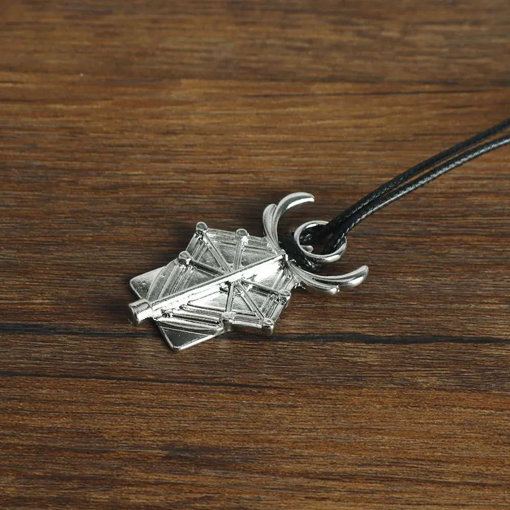 Collana con ciondolo certificato del personale sacro periferico di animazione Frieren, catena con clavicola del mago, gioielli per oggetti di scena cosplay