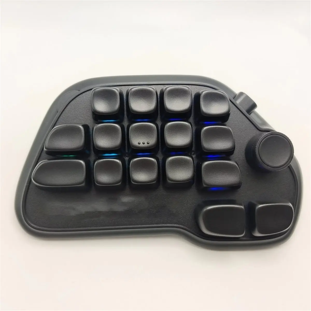 17-Key Mini Keyboard, with 6 Layers of Macro Recording USB Bluetooth 2.4G Wired for Full Key Customization