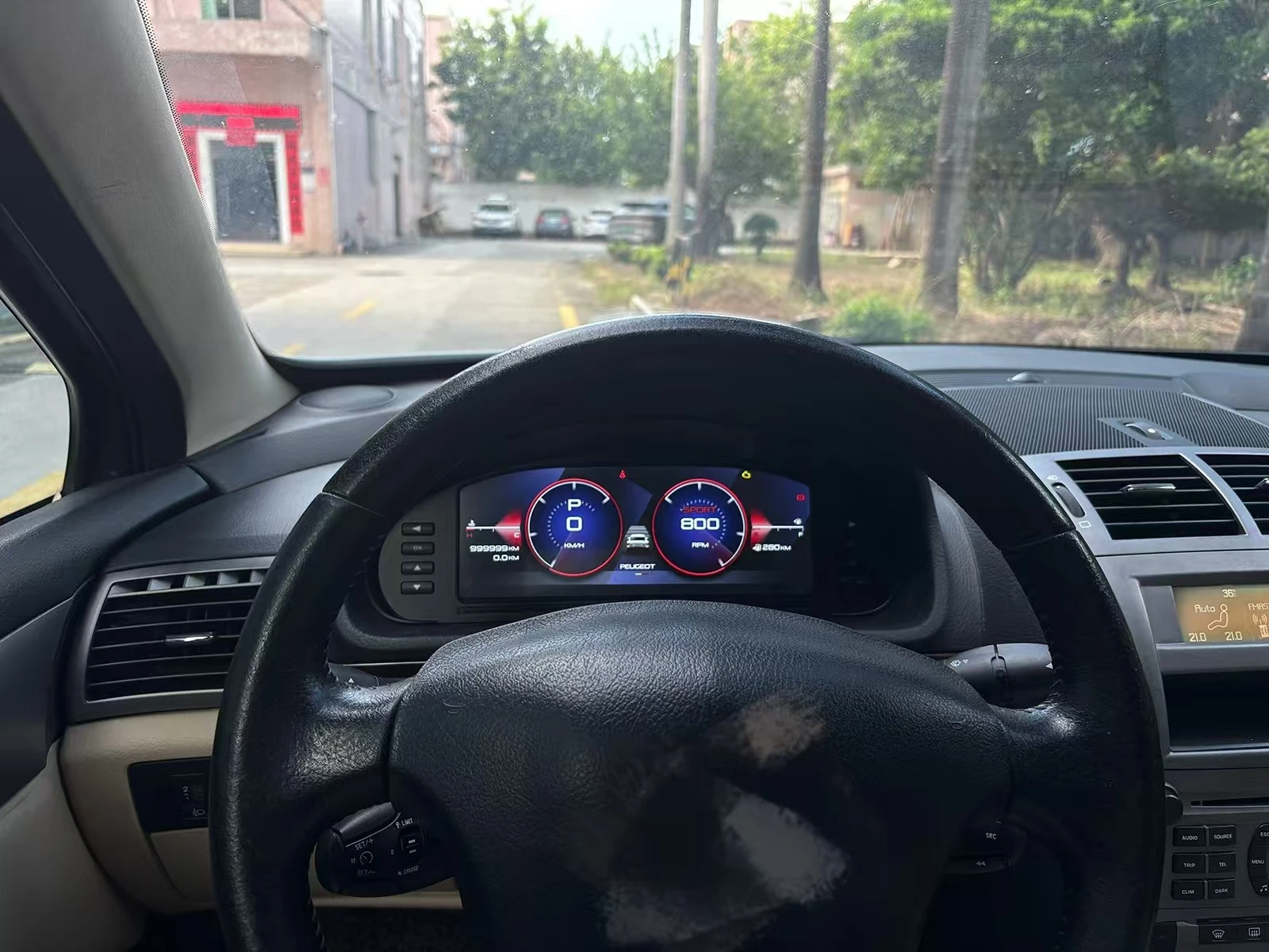 Newest Product Car LCD Digital Cluster For Peugeot 407 2004-2010 Dashboard Virtual Cockpit Instrument Auto Speed Meter Ai Screen