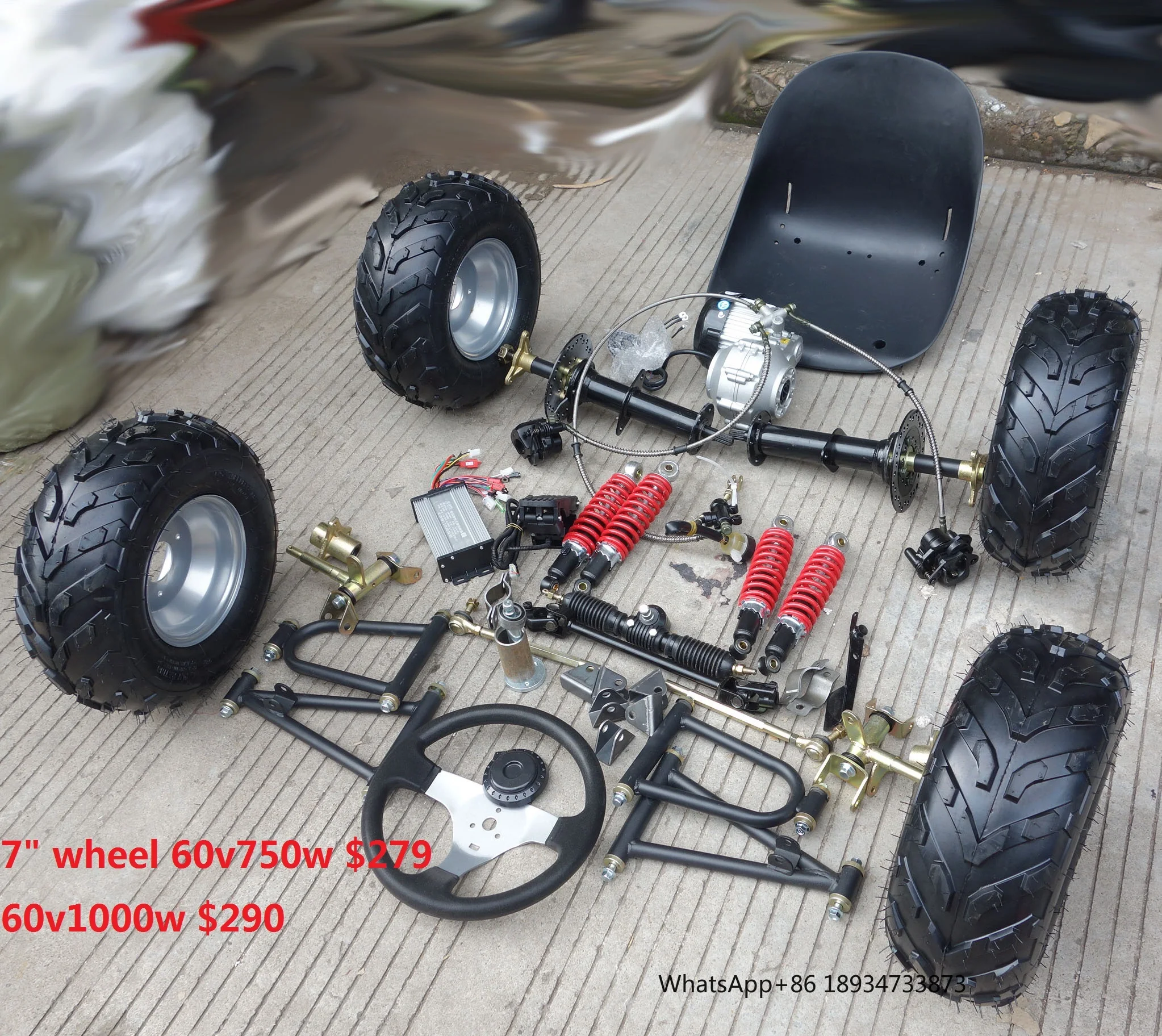 DIY GO Kart KARTING ATV UTV Buggy Rear Wheel Hub Axle Shaft with Brake Disc Rotor Sprocket Pump Condition New Metal Material