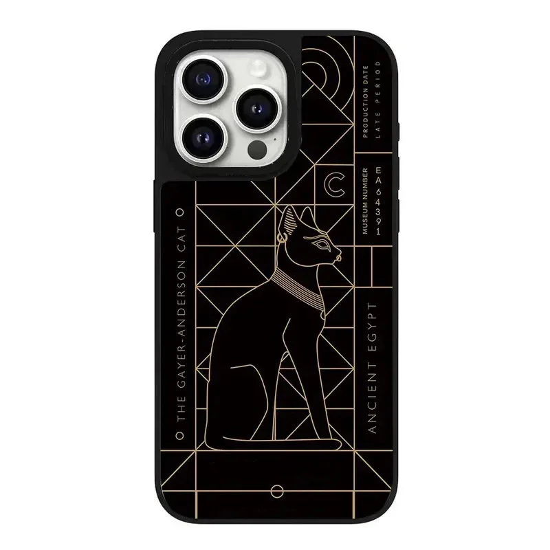 Museum Egypt Mirror iPhone 11 12 13 14 15 16 Pro Max Case - Protective iPhone Case with MagSafe