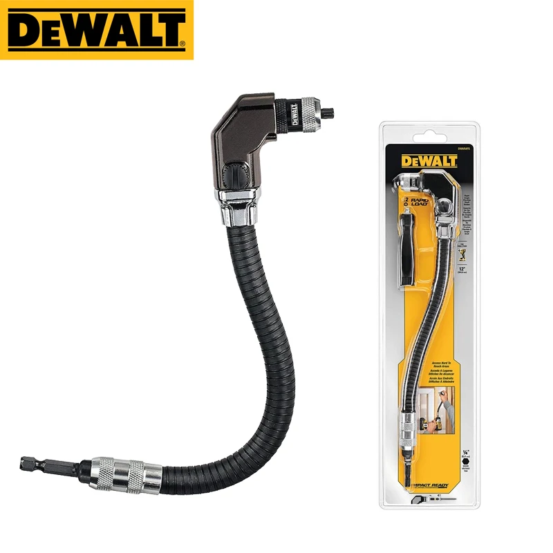 Dewalt-adaptador de Mangueira Flexível Dwarafs-z Conexão do Cotovelo Ângulo Reto Eixo Flexível Broca Universal Peças de Ferramenta 300 mm