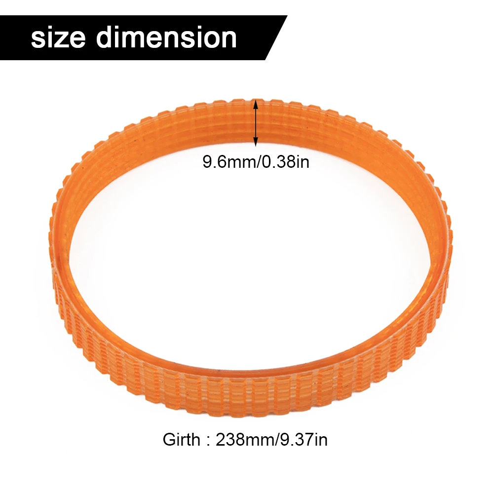 Correia de transmissão de plaina elétrica de dissipação de calor de embreagem melhorada 3pcs 238mm circunferência 9 6mm de largura se encaixa para 1900B 225007   N1923B