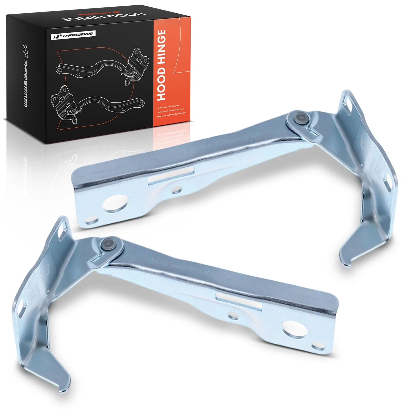 A-Premium Pair Front Driver & Passenger Side Hood Hinge for Nissan Sentra 2000-2006