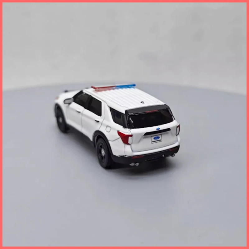 GreenLight Maßstab 1:64 2020 Ford Explorer Polizei-Legierungsautomodell für Erwachsene, klassische Sammlung, Ausstellung, Geschenk, Souvenir, Jungenspielzeug