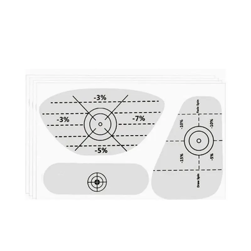 ABUE-Golf Impact Tape 150Pcs Self-Teaching Labels For Improved Swing Accuracy And Sweet Spot Analysis Consistency