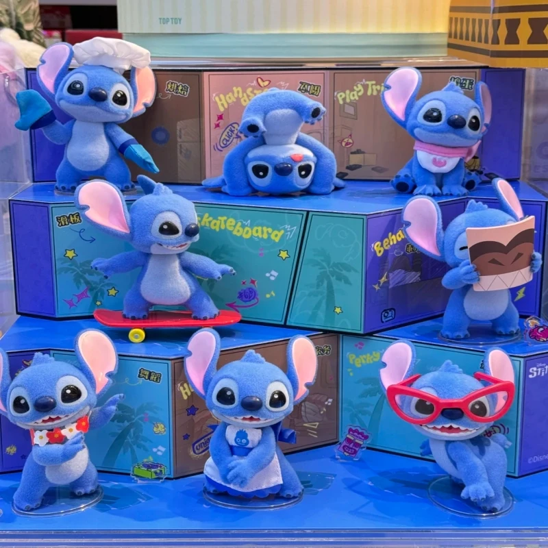 

Hello Stitch Series Blind Box Toy Figure Collection Desktop Decorations Ornaments Perfect Holiday Or Birthday Gift for Children