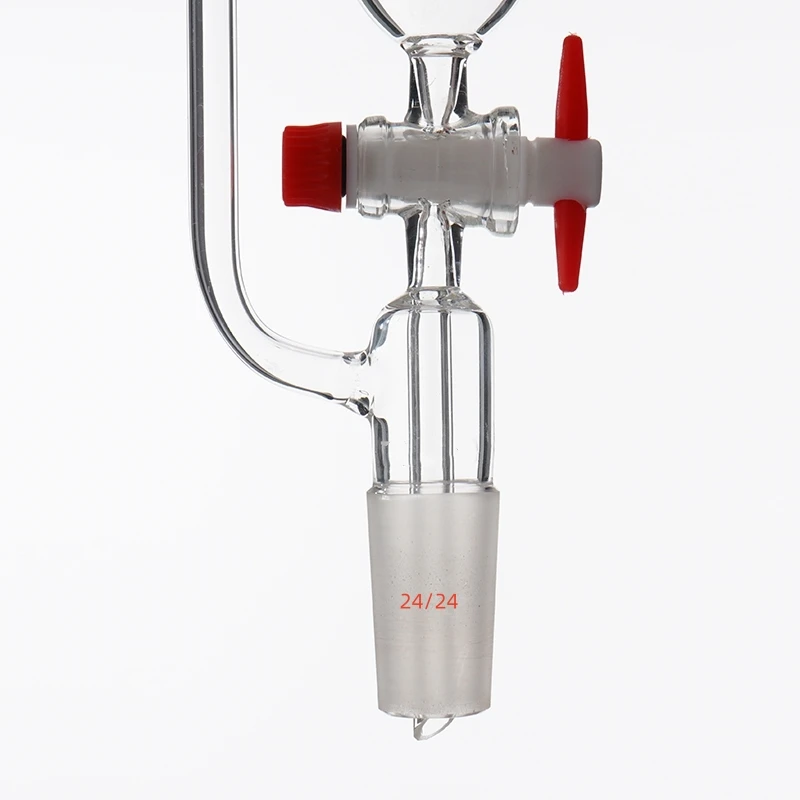 Embudo cilíndrico de presión constante de PTFE, embudo de caída de alta calidad, 24x24, 25ml/50ml/250ml, 1 unidad/laboratorio