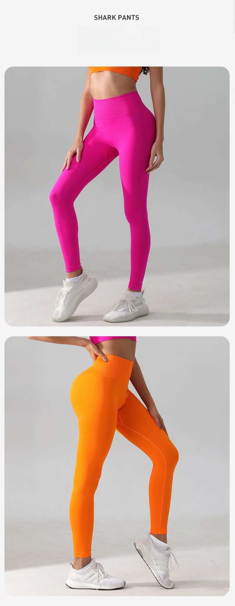 � ​ High-Waist Push-Up Yoga-Leggings, Workout-Leggings für Damen, Fahrrad-Yoga-Mode, Elastische V-Taille, Schlankmachende Sportbekleidung ​ ​ – Detail 7