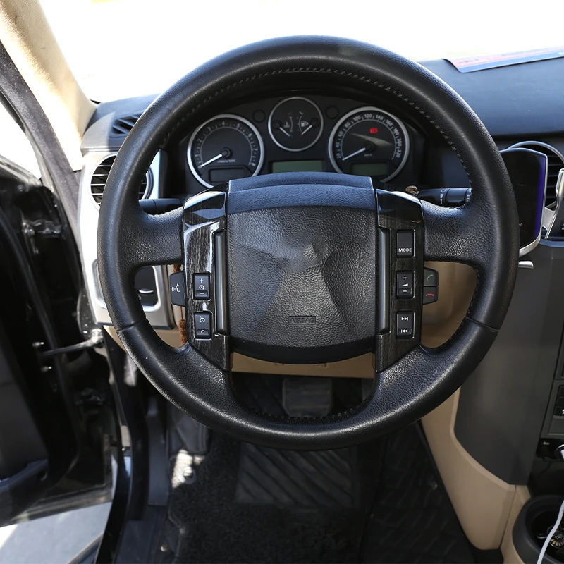 Compatible With LR2 LR3 For Freelander For Range For Rover Sport F For Land Rover Discovery 3 LR3 04-09, Freelander 2 07-12, RR Sport 2005-09  Car Steering Wheel Button Cover Sticker Accessories - AliExpress 34