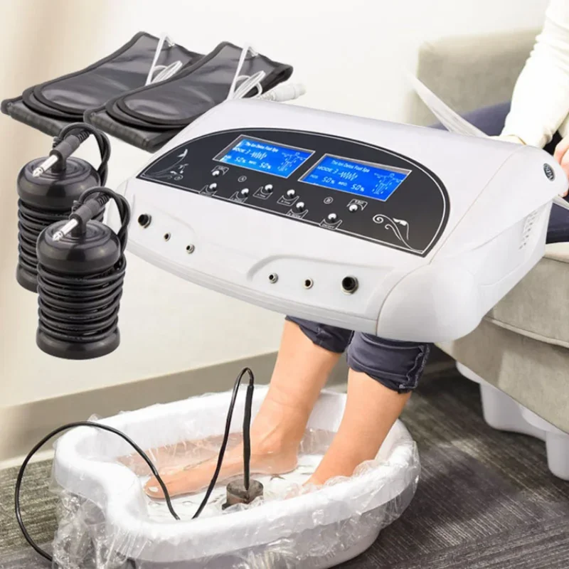 

Dual Ionic Pro Cell Detox Machine Ion Foot Bath Spa Cleanse System