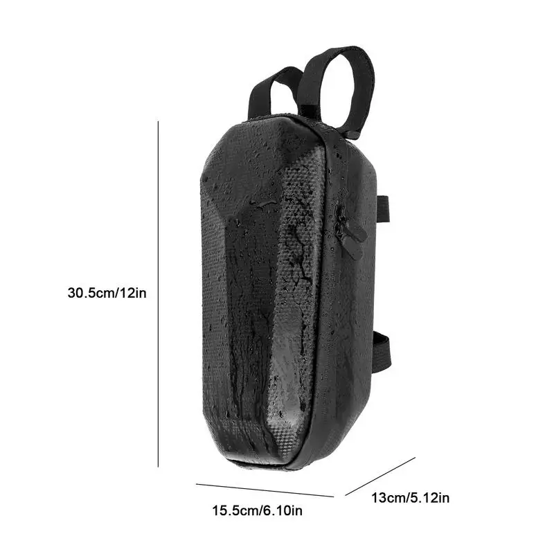 Portable Electric Scooter Bag Storage 4L Cycle Handlebar Bag Hard Shell Bag Rainproof Cycling Organizer Scooter Front Handlebar