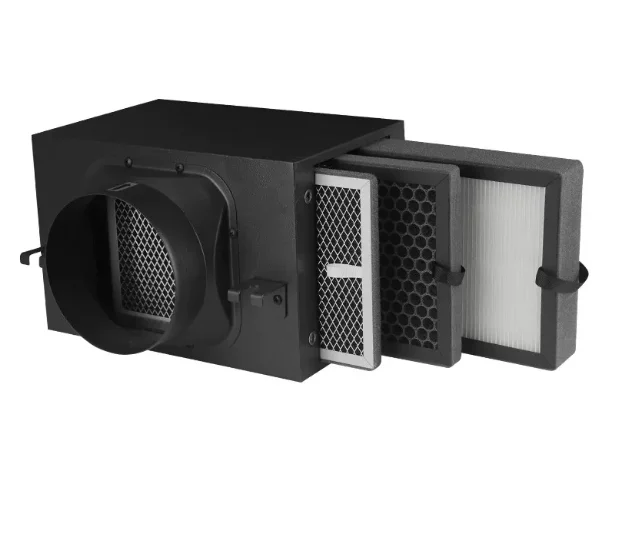 System Duct Fan Air Primary Purification Box High Efficiency Pre-filter Filter Screen Deodorization Haze Dust