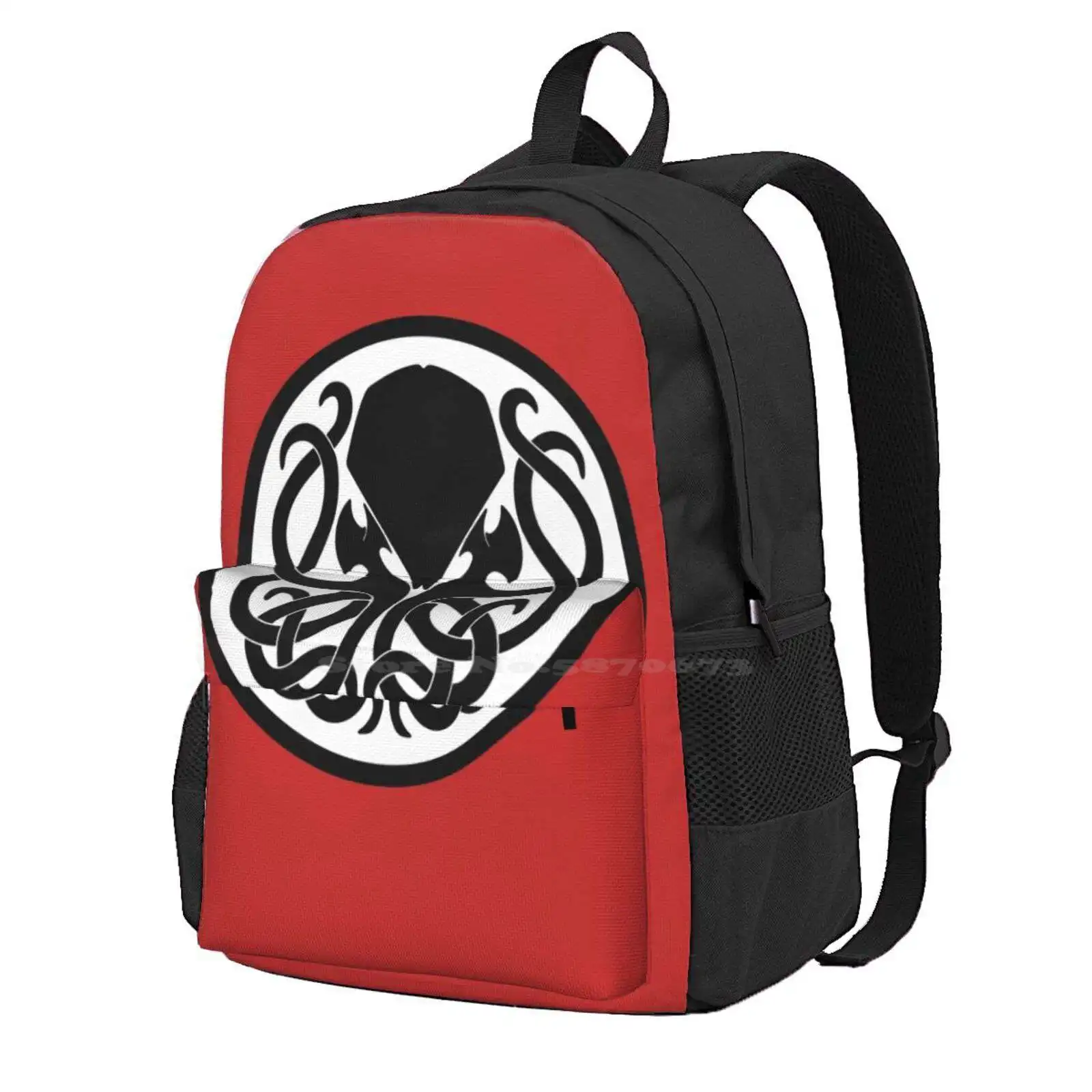 Cthulhu Hot Sale Schoolbag Backpack Fashion Bags Sigil Of The Gateway Necronomicon Lovecraft Chtulhu Cthulhu Satanism Satanic