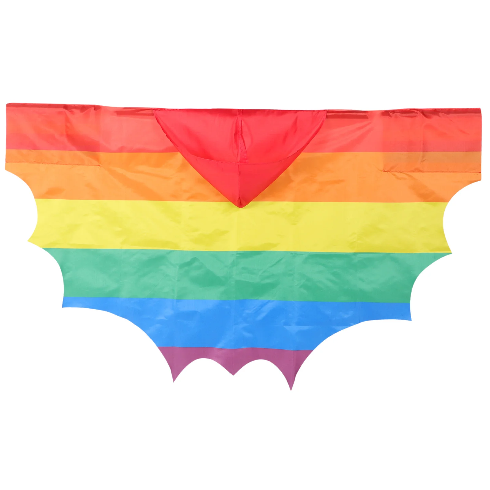 Regenboog Cape Polyester Kapmantel voor Pride Parade Festival Viering Gay Biseksueel Vlag Kostuum Party Decor Heldere Cape