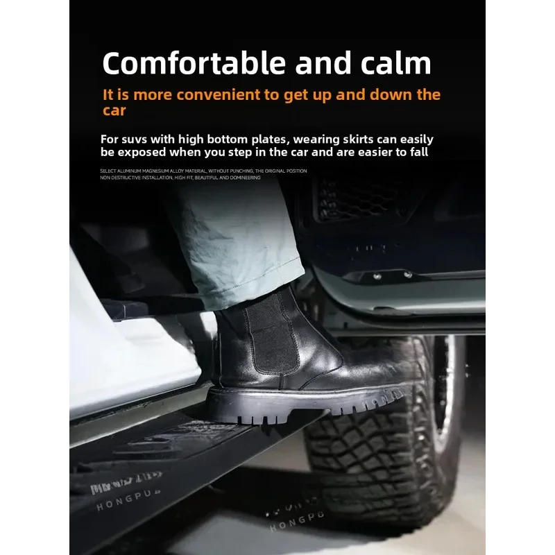 

Hhgh Quality JUSN Foot Pedal Is Suitable Mustang Modified Accessories. Domestic Bronco Protective Side Bar Getting On And Of