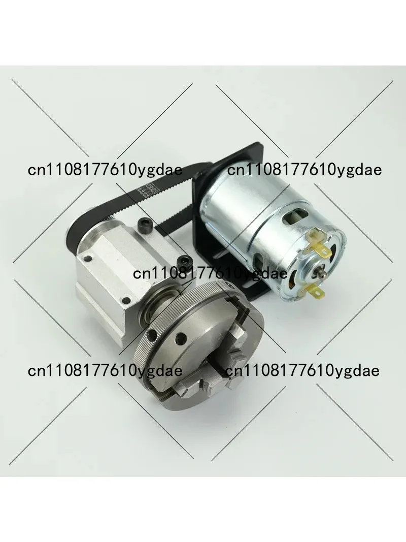 Multifunctional 895 Motor Rotary Lathe – Woodworking Spindle with 80/65mm Chuck, 3-Claw & 4-Claw Options