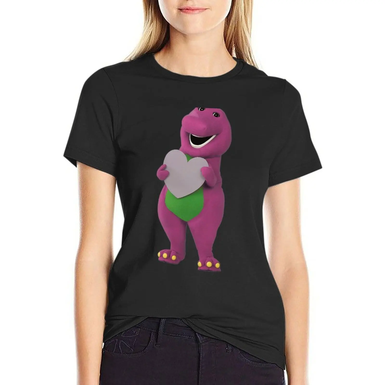 

Barney and Friends T-Shirt Short sleeve tee funnys fashion woman blouse 2024