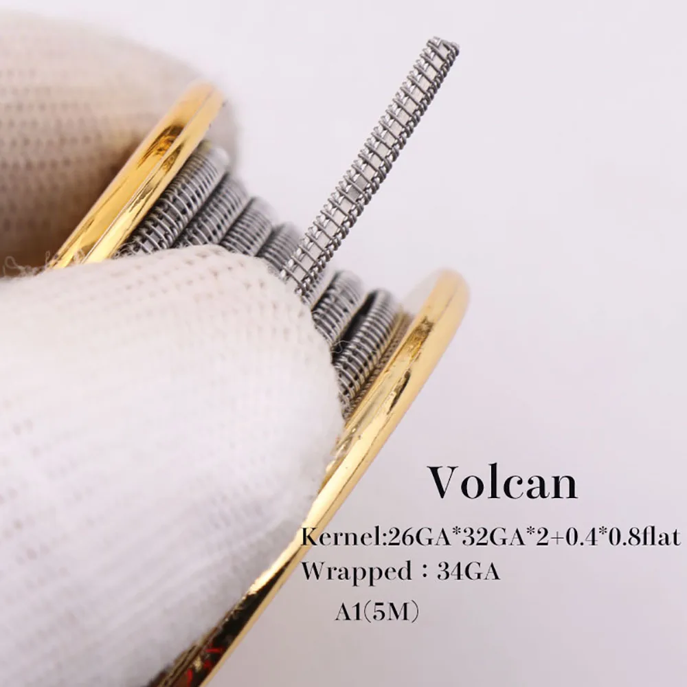 XFKM 5M/Roll a1 staple fused clapton Wire Seper juggernaut Clapton coil Alien taiji super Clapton Heating Resistance rda coil