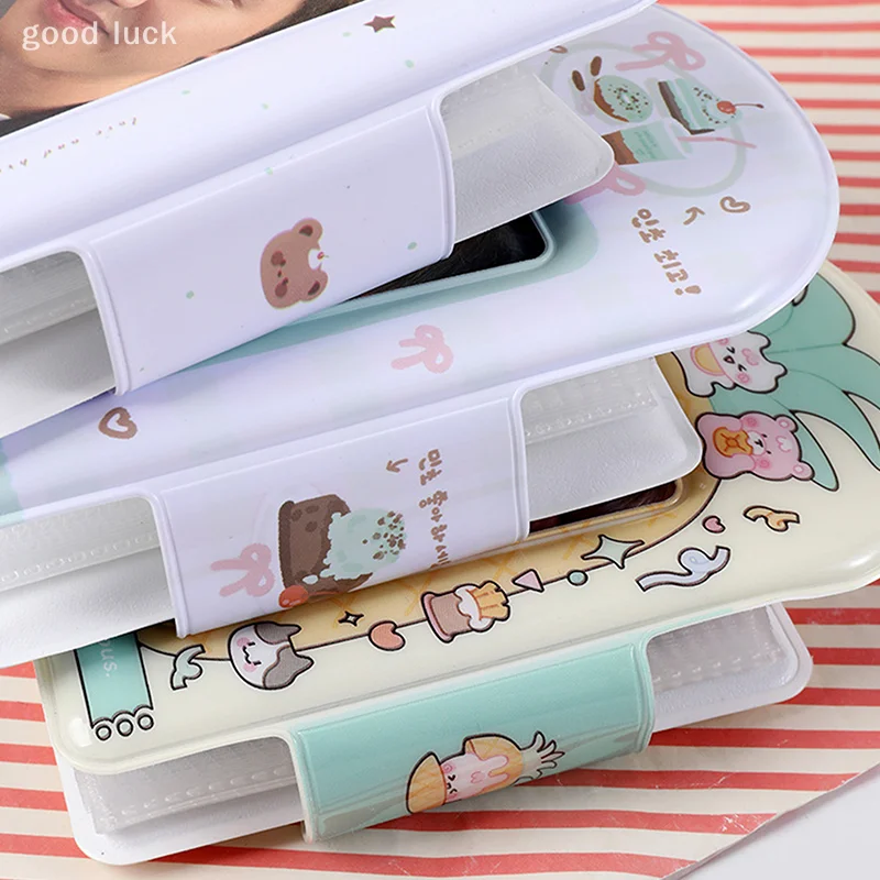 Śliczny album fotograficzny 3-calowy uchwyt na karty fotograficzne Idol Card Binder Collection Book 32 Pocket Book Album Photocard Storage Case