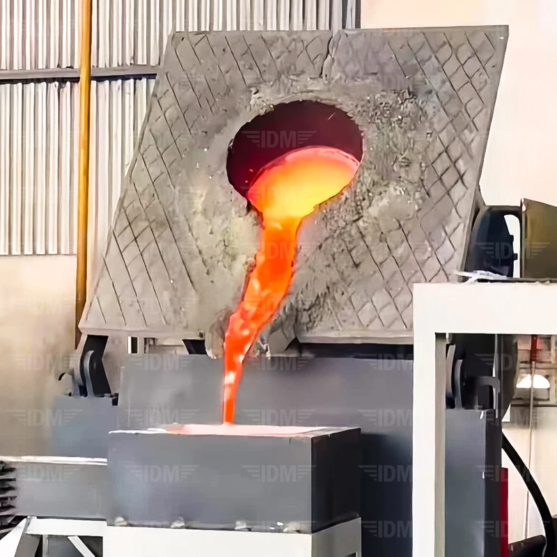 

Китай Среднечастотная быстрая плавильная электрическая индукционная печь для литья и металлических литьевых растений