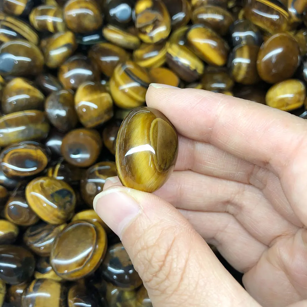 Natural Tiger Eye Irregular Tumbled Stone Crystals and Healing Stones Crystal Gemstones Home Decor Reiki Gift Garden Decoration