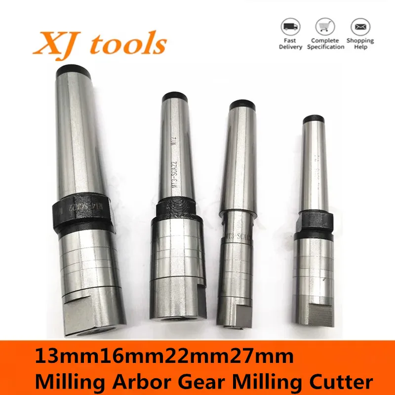 13mm16mm22mm27mm Frezowanie Arbor Gear Frez Akcesoria Nr. 2 3 4 Stożek Morse'a MT2 M10 MT3 M12 MT4 M16 Uchwyt frezu
