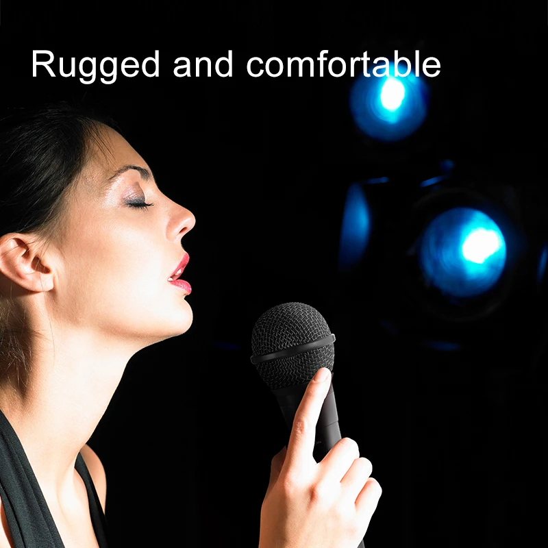 Portable 6.5mm Stereo Studio Mic KTV Karaoke Mini Microphone For Cell Phone Laptop PC Desktop Wired Uni-directional Handheld Mic