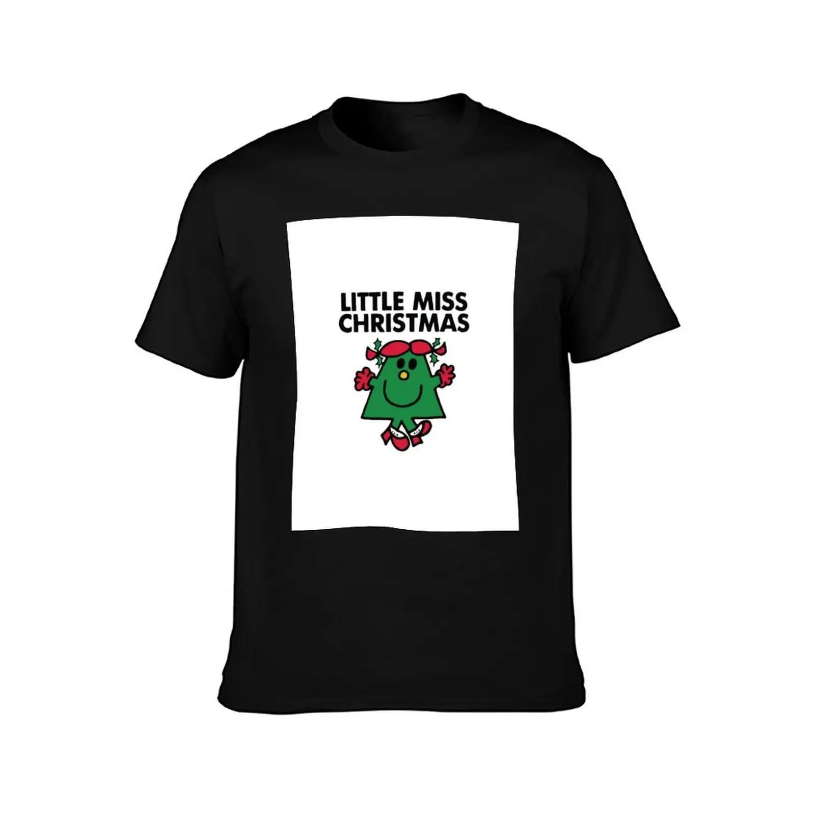 Little Miss Christmas T-Shirt Thanksgiving Casual Tee T-Shirt