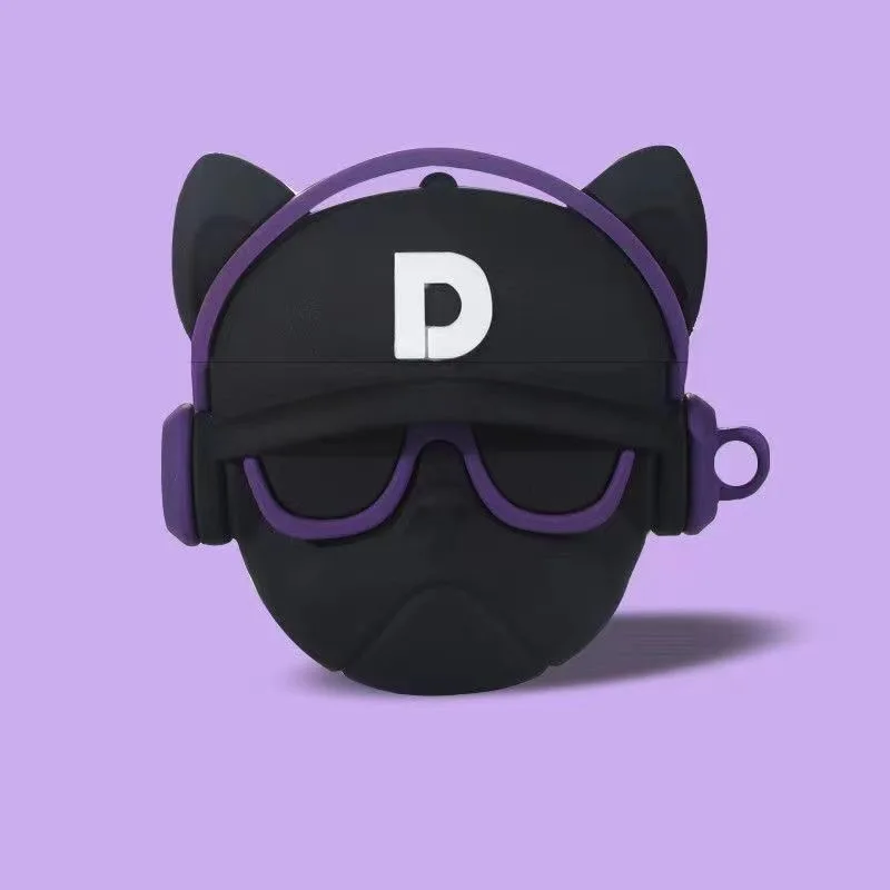 حافظة سيليكون لسماعات Airpods Pro ، كلب كرتون لطيف ، غطاء سماعة أذن ، ملحقات حافظة سماعات أذن ، Apple Air Pods Pro 1 ، 2 ، 3