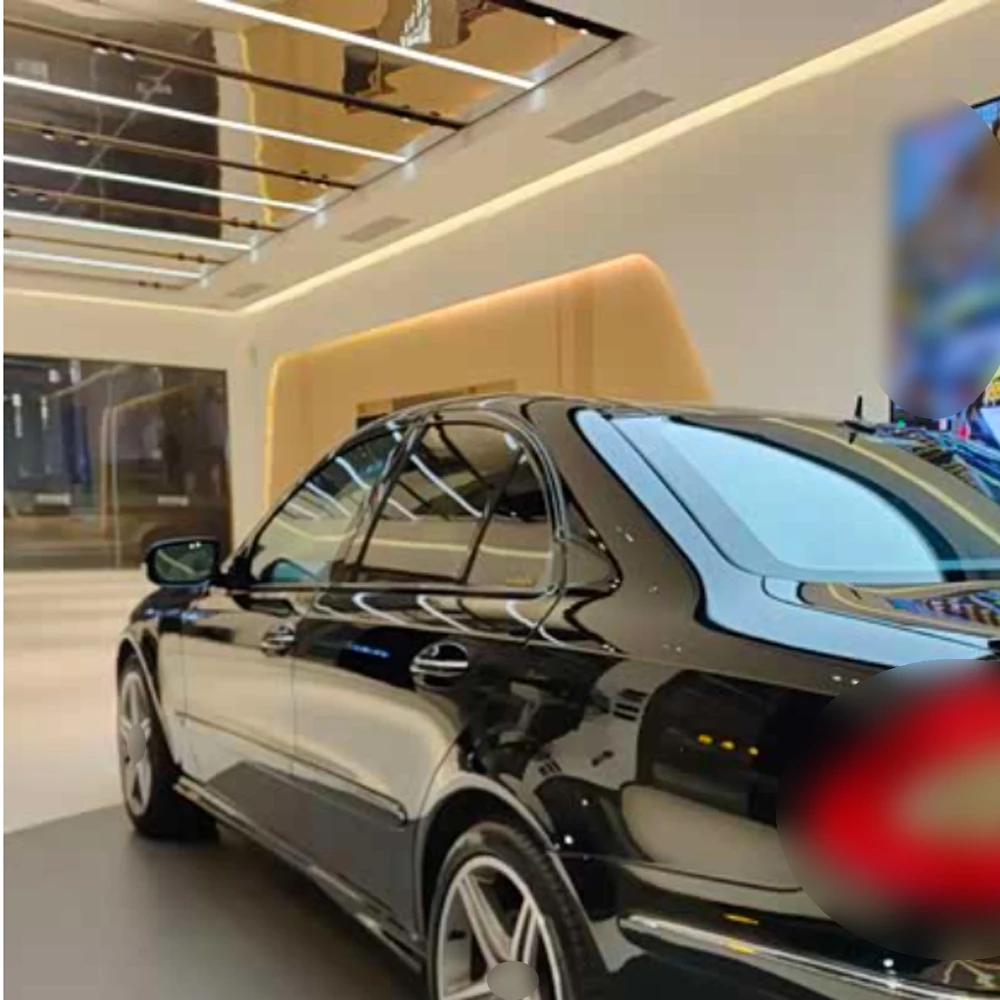 For Mercedes Benz E-Class W212 2009-2016 Window Chrome Delete Blackout ABC Pillars Glossy Black Stickers