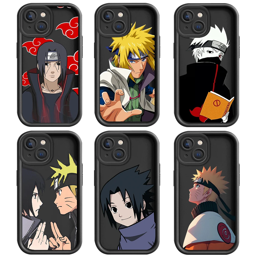 JR-9 Narutos-Akatsukis-Cloud Phone Case For iPhone XR 8 11 12 13 14 15 Mini Plus Pro Max