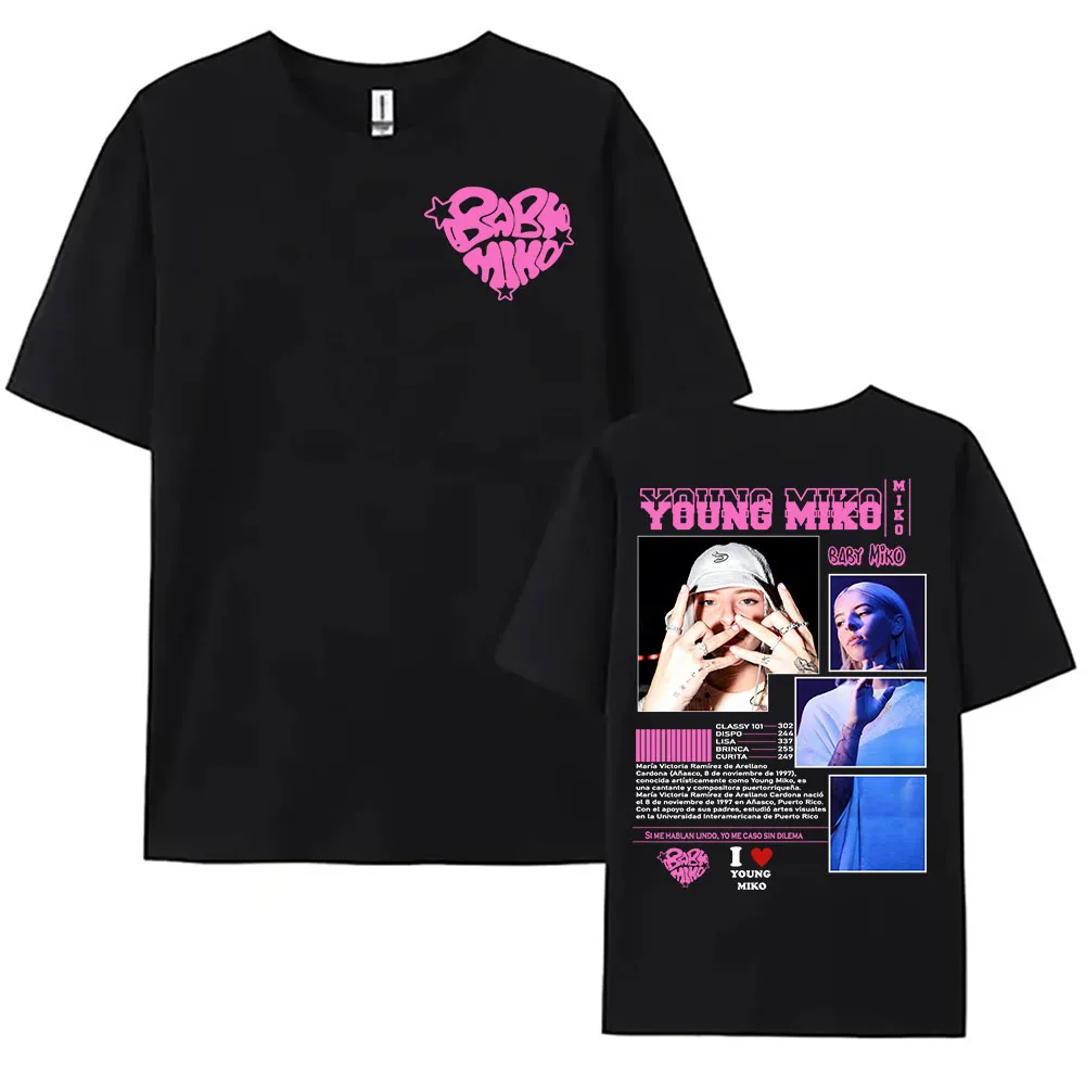 WASSUP Single 2025 NEW T-shirt Young Miko Singer Printing Tshirts Cotton Round Neck Female T Shirt Casual Women Men Clothing Tee