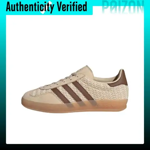 Adidas Originals GAZELLE INDOOR Low top Skateboard Shoes Women's Beige Brown JS1418