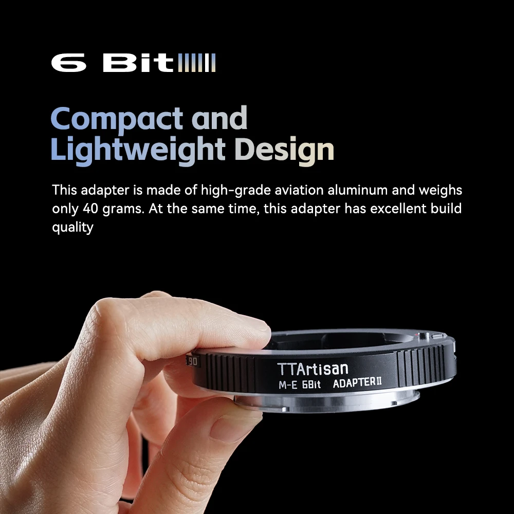 TTAartisan محول العدسة حلقة ME-6BIT II M-E جبل APS-C عدسة الإطار الكامل ل A7III A7R A9 ZVE1 ZVE10 Fx30 A6400 ملحقات الكاميرا