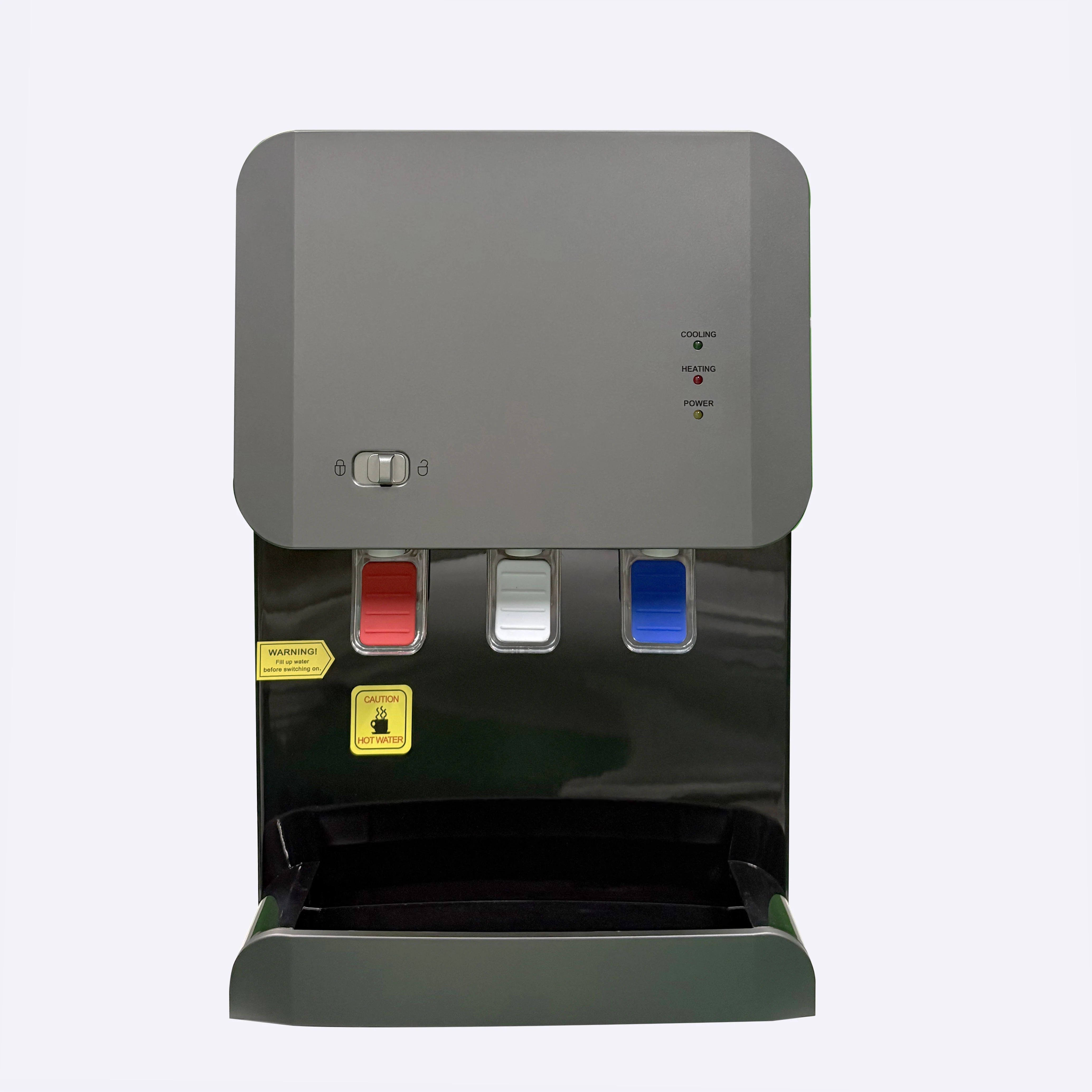 Desktop  UF Filtration Water Dispenser Hot and Cold   Plastic Child Safe Lock for Office Home Camping